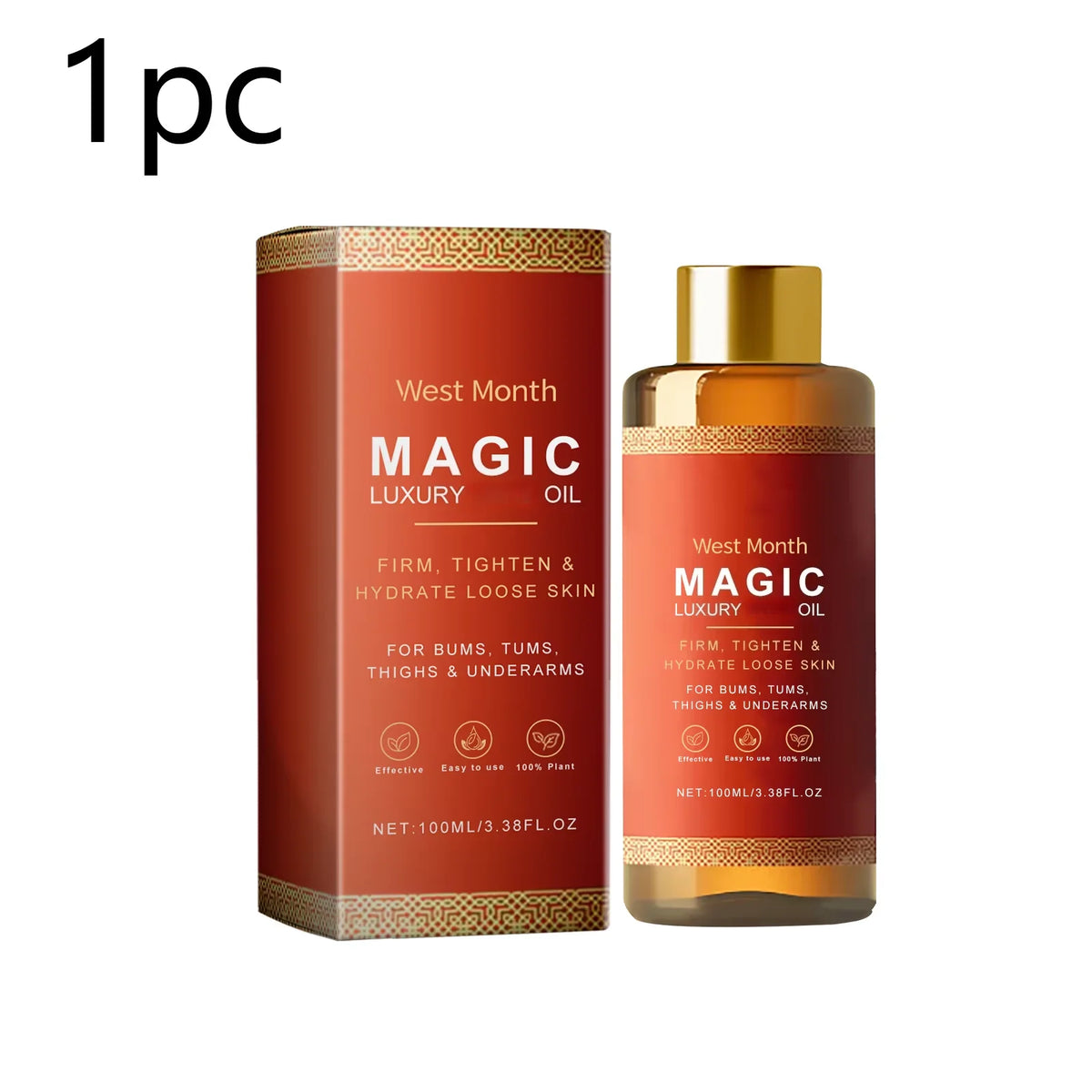 West Month Firming Body Oil For Dry Skin Repair And Hydration