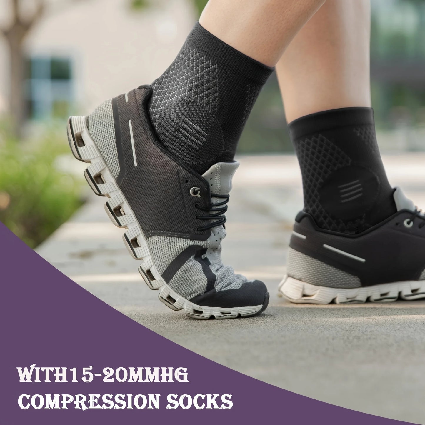 Open Toe Compression Socks With Arch Support For Neuropathy Relief