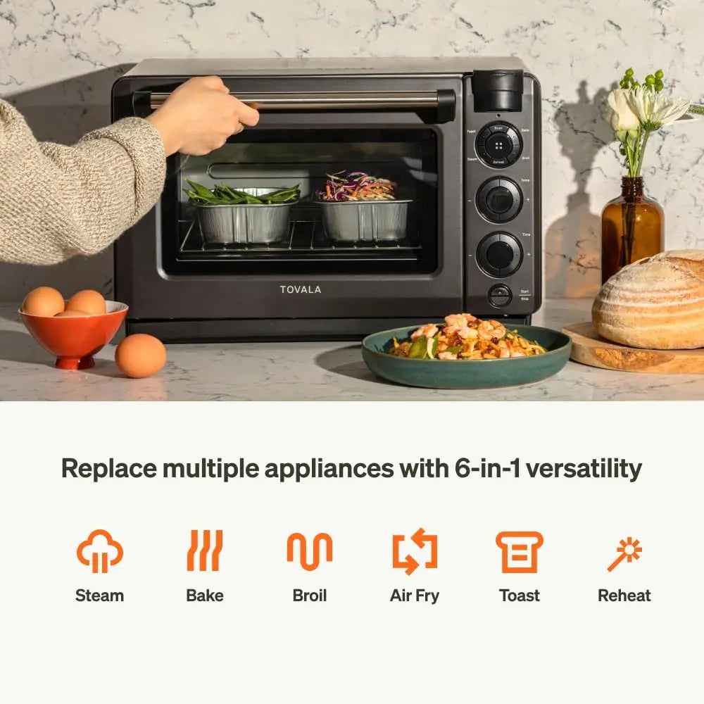 YTYIN Smart Oven Pro 6in1 Countertop Convection Steam Air Fry