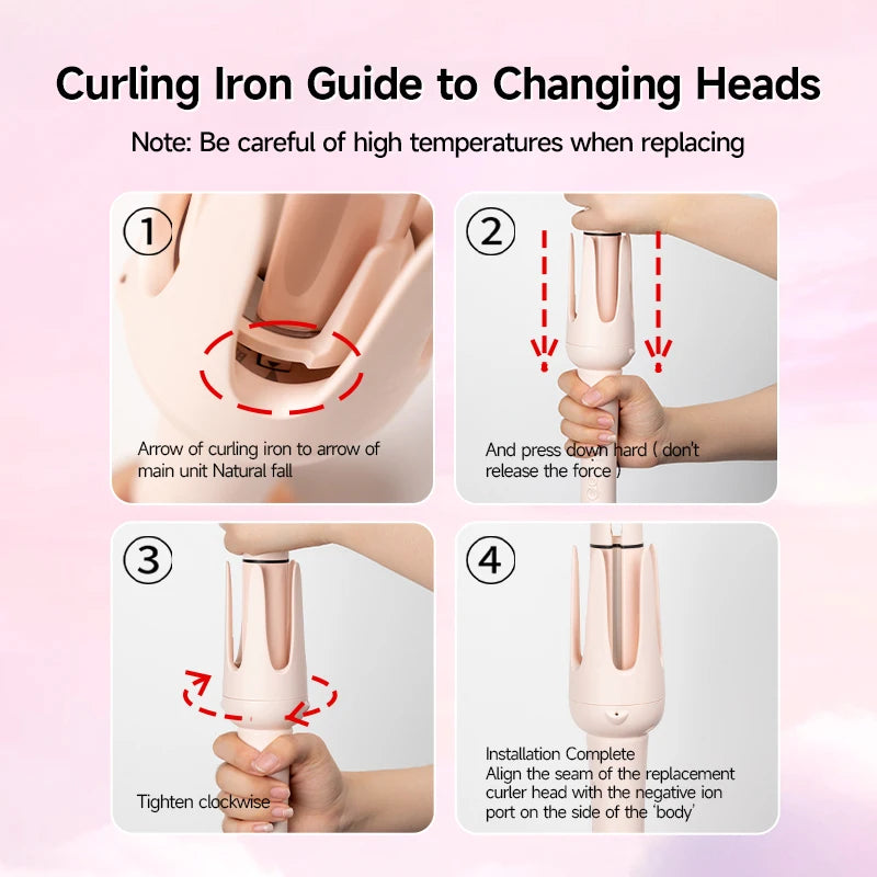 Minhuang Automatic Hair Curler Rotating Ceramic Curling Iron