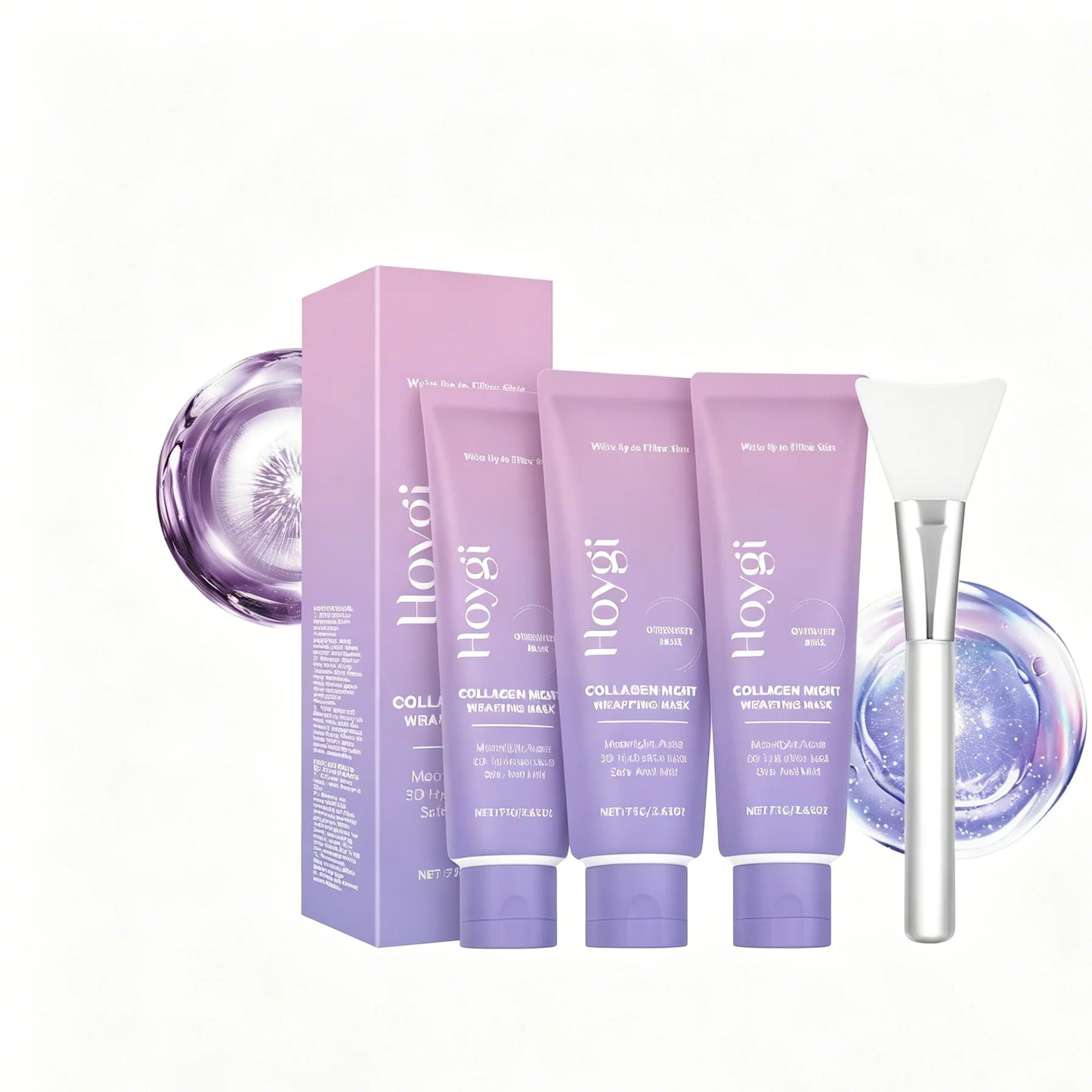 Hoygi Korean Collagen Peel Off Facial Mask Glow Glass Skin Pore Cleansing
