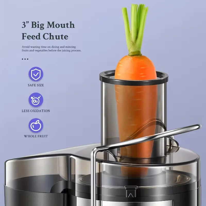 Multifunctional Juicer Blender Food Processor With Wide Mouth
