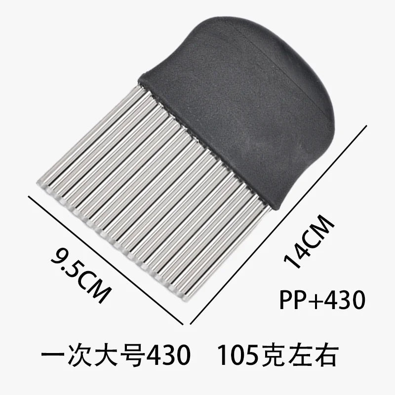 Stainless Steel Crinkle Cutter for French Fries and Chips