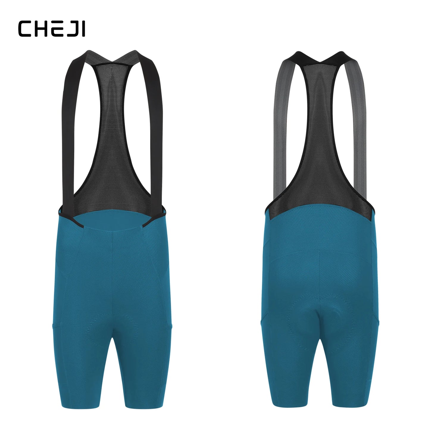 Cheji Mens Cycling Bib Shorts Seamless Quick Dry Breathable Performance