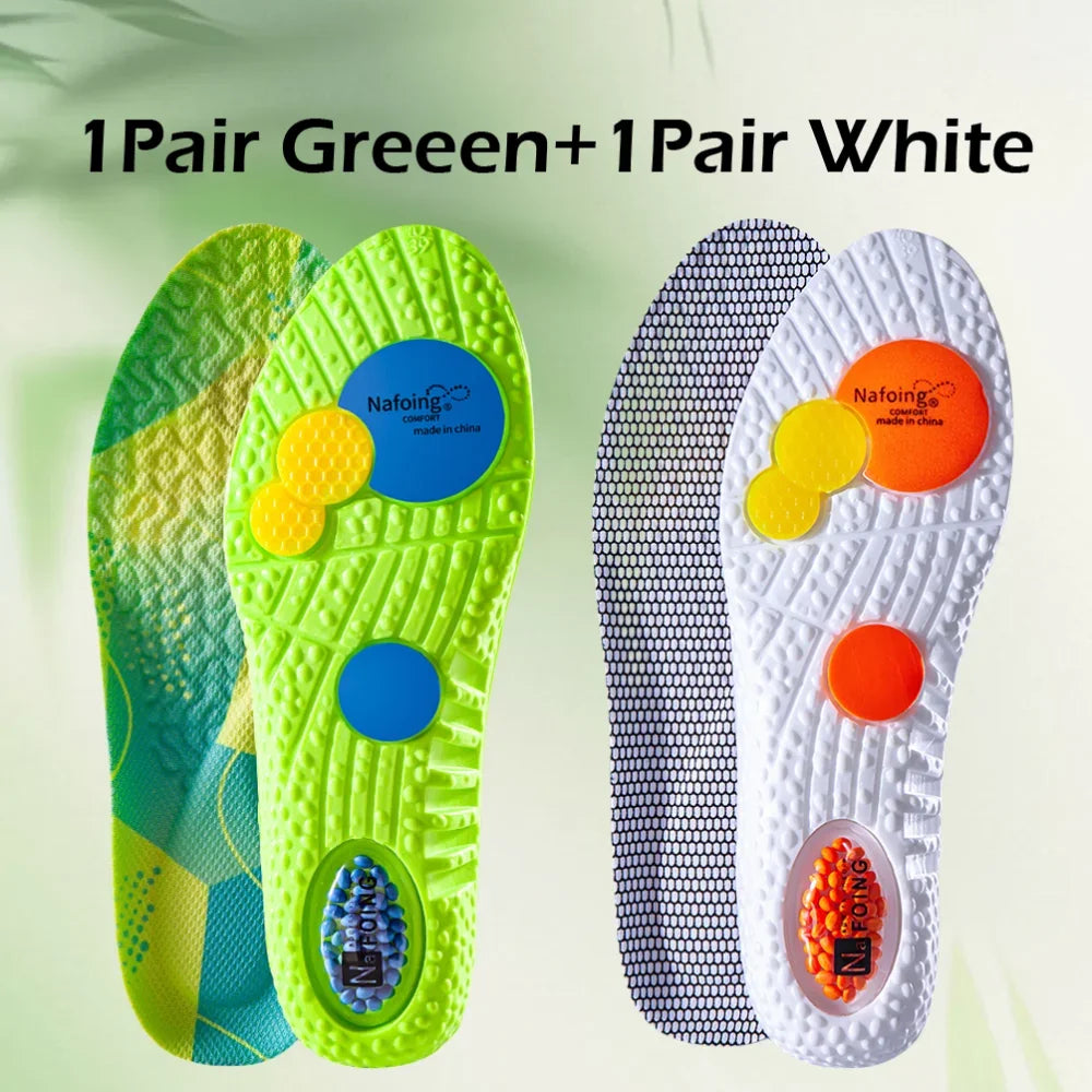 NAFOING Sport Shock Absorption Insoles EVA Air Cushion Arch Support