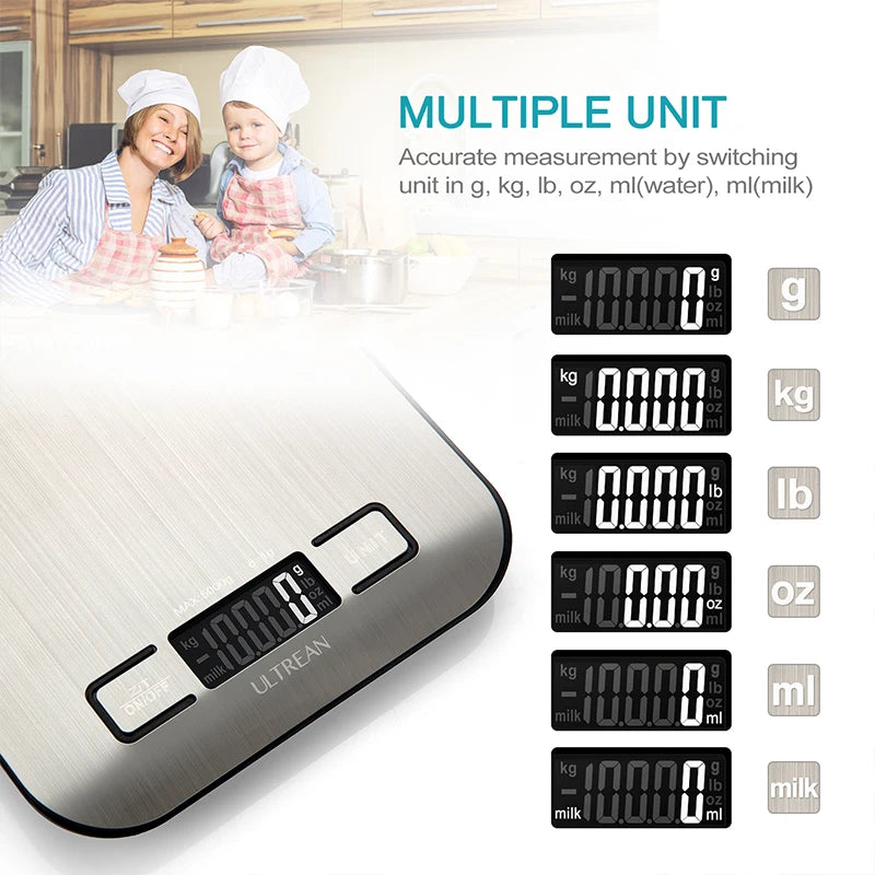 NONED Digital Kitchen Scale 5000g/1g LCD Display