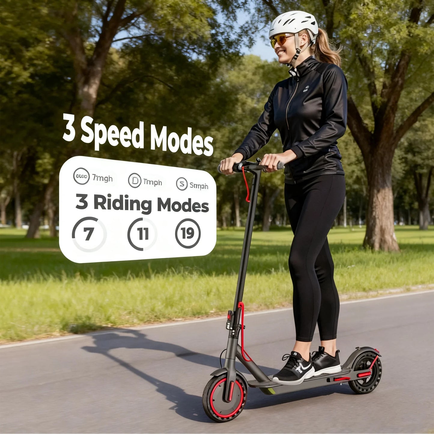 Ladped LP60 Electric Scooter 350W 19MPH Folding 16 Mile Range