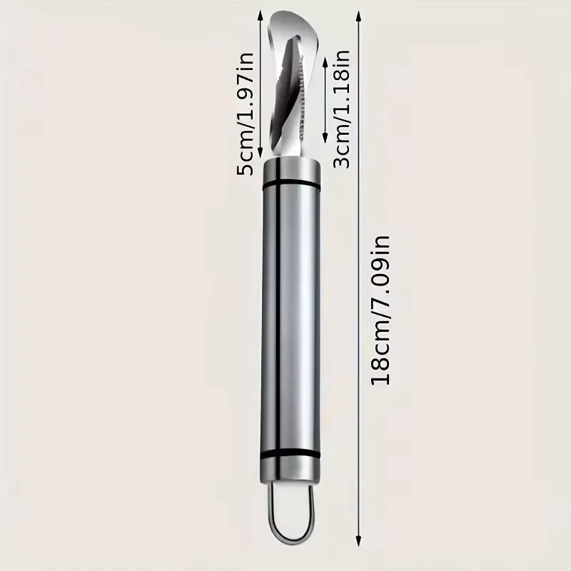 Stainless Steel Citrus Peeler With Handle Kitchen Fruit Tool
