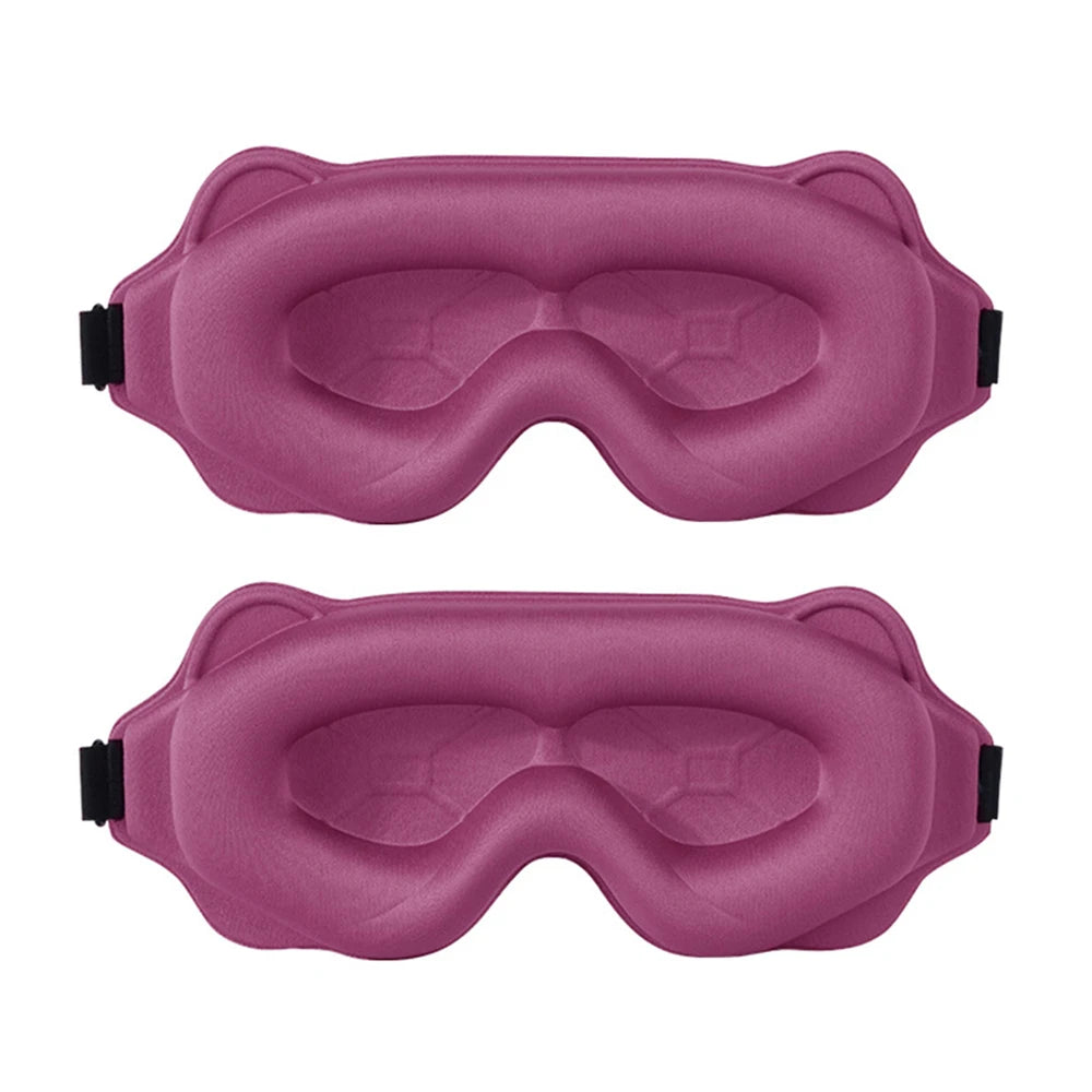 Zoechic 3D Sleeping Mask Blockout Light Travel Eye Mask