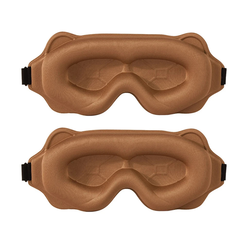 Zoechic 3D Sleeping Mask Blockout Light Travel Eye Mask