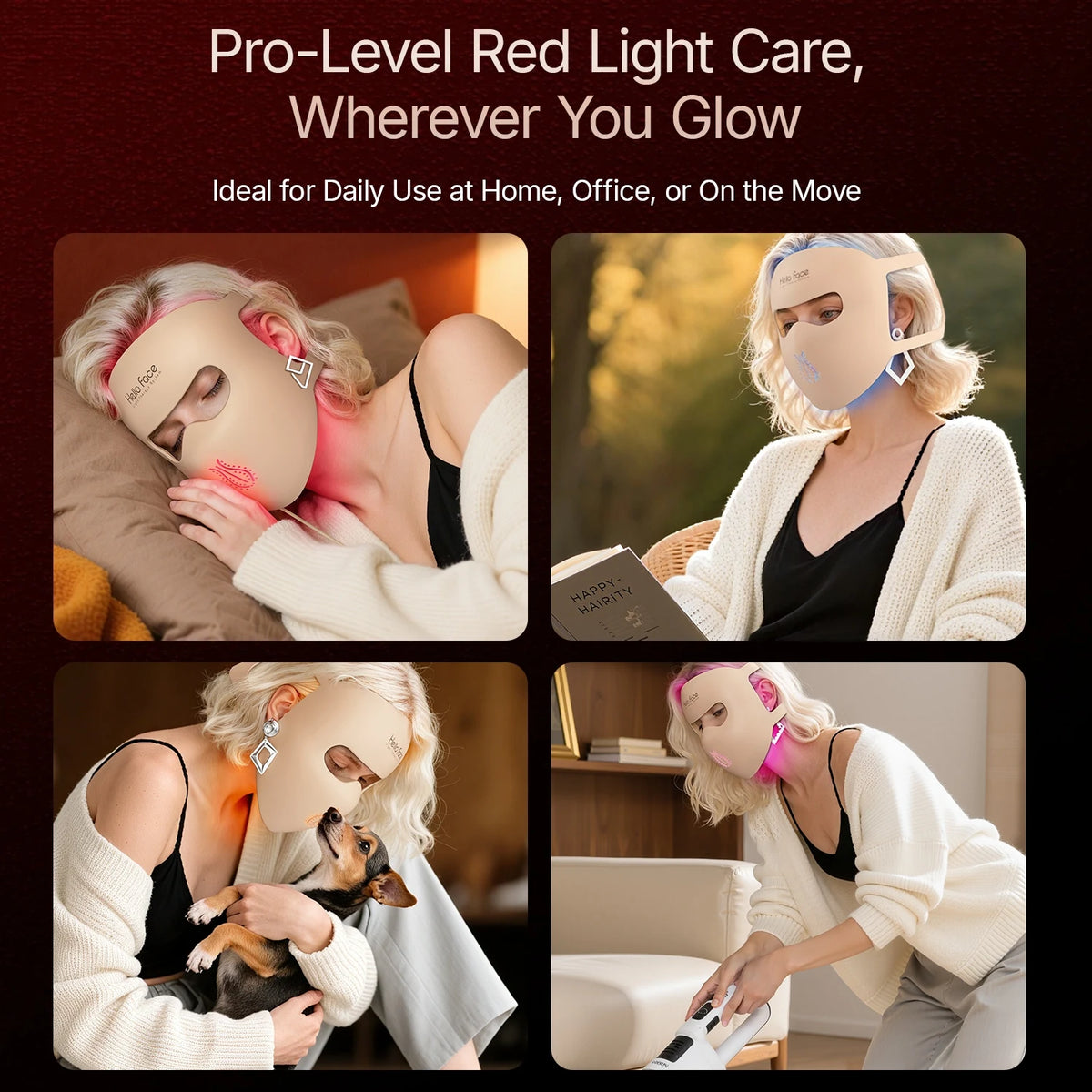 Dr.Pen M9 Microneedle And Hello Face M300 LED Beauty Mask