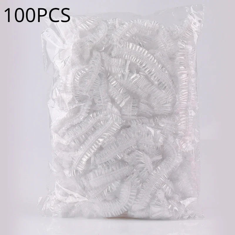 Disposable Shower Cap Waterproof Hair Cap For Bath And Sauna