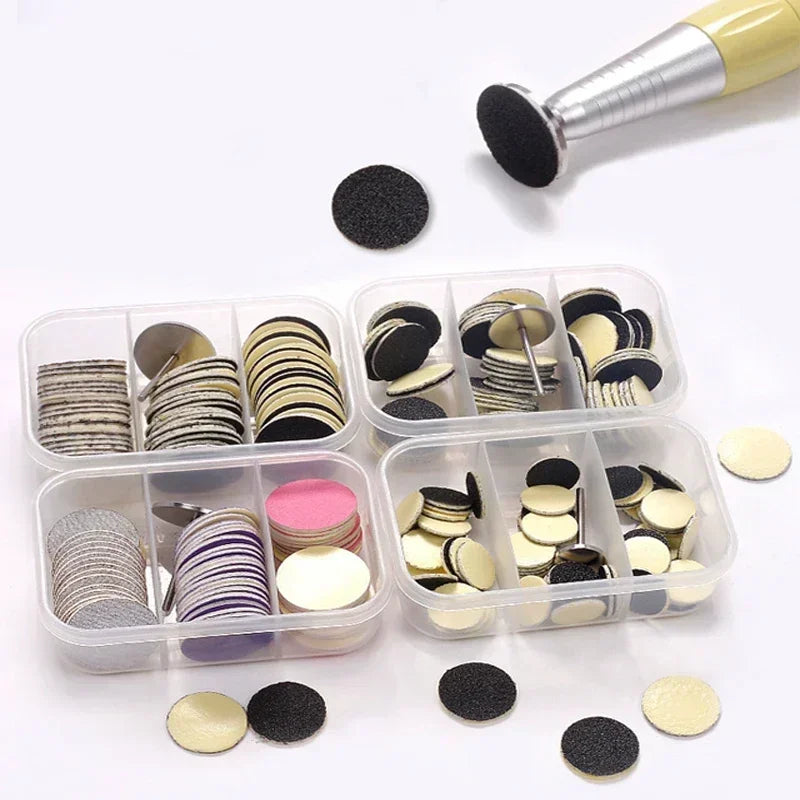 Foot Rasp Kit With Replaceable Sanding Disks For Calluses And Dead Skin