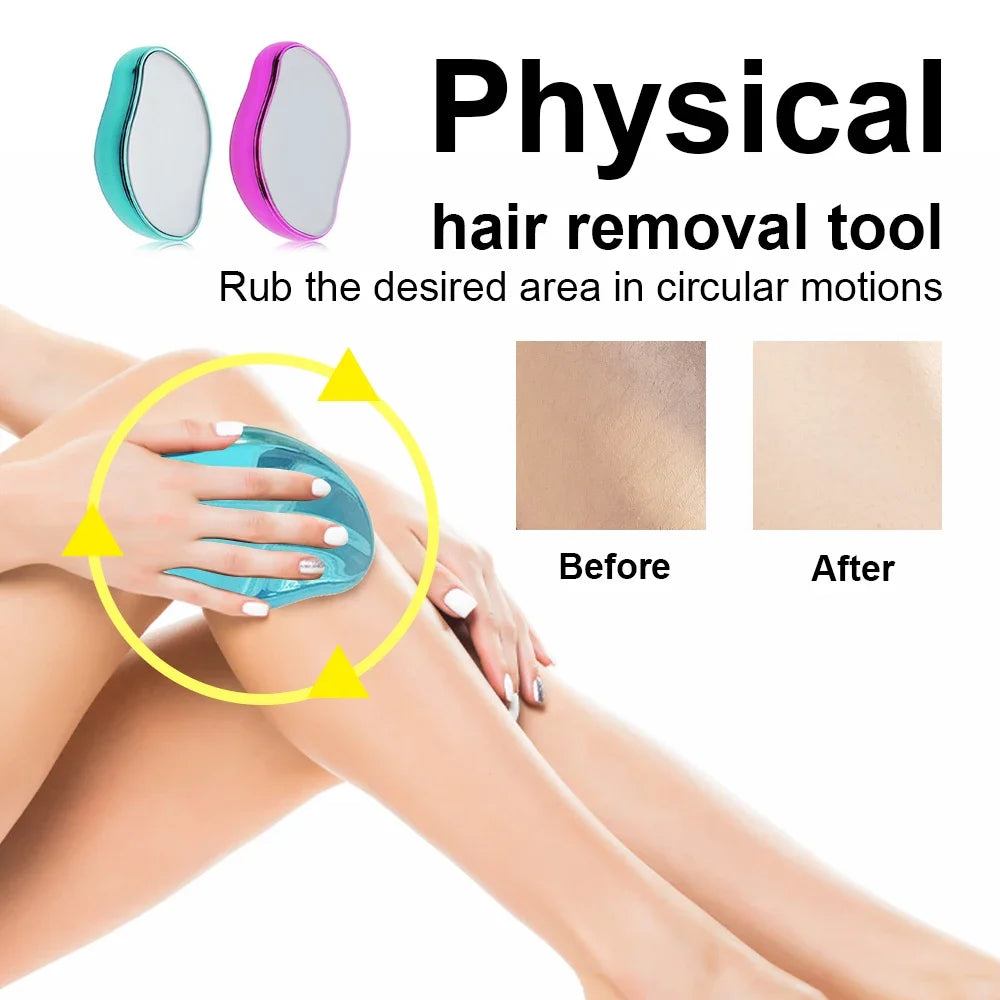 Crystal Hair Eraser Portable Reusable Depilation Tool For Body
