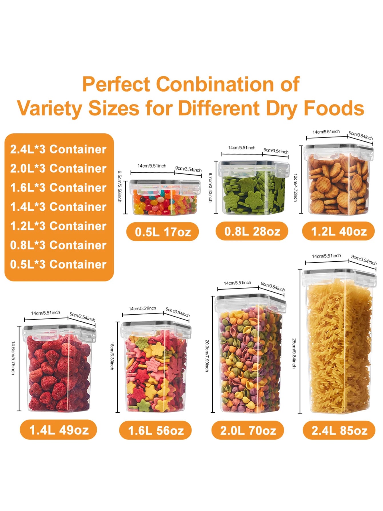 ATMDOG 42-Piece Sealed Food Storage Containers With Lids