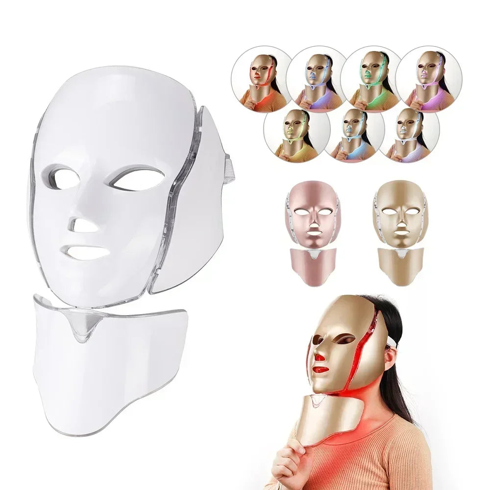 Iebilif LED Facial Mask For Skin Rejuvenation And Phototherapy Care
