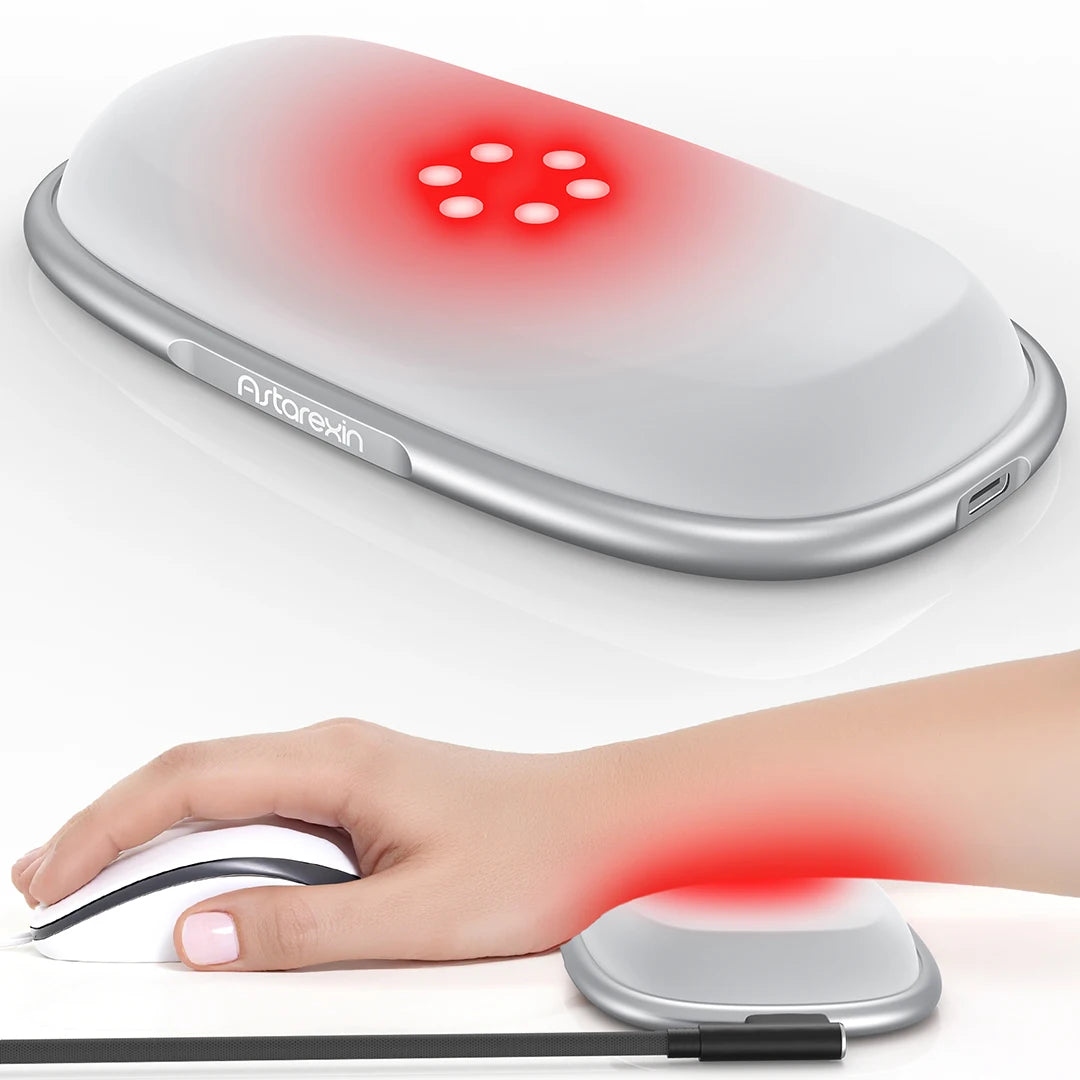 Astarexin Red Light Therapy Mouse Wrist Rest 660nm 850nm