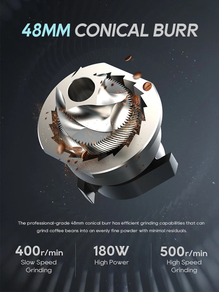 HiBREW G5 Conical Burr Electric Coffee Grinder For Espresso Turkish Coffee