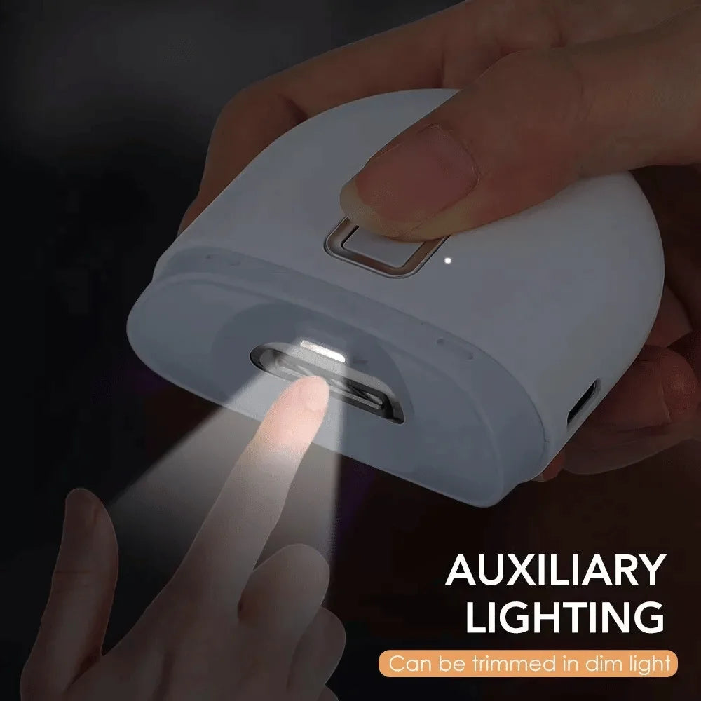 Electric Automatic Nail Clipper Portable Nail Trimmer For Thick Nails
