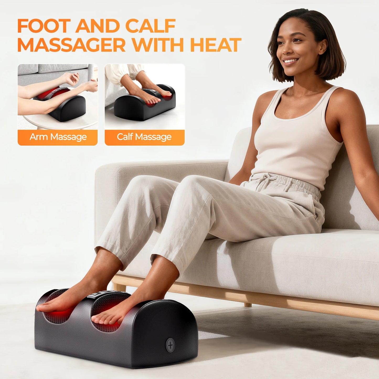 HIMOUTA Shiatsu Massage Mat With Heat And 10 Vibrating Motors