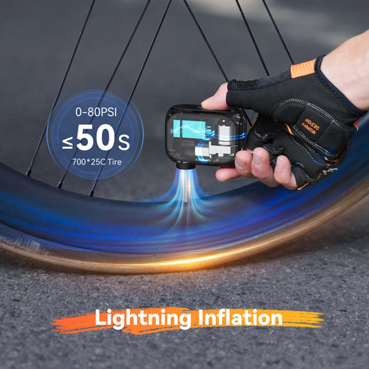 Anoutway AT1 Pro Mini Electric Tire Inflator Digital Display