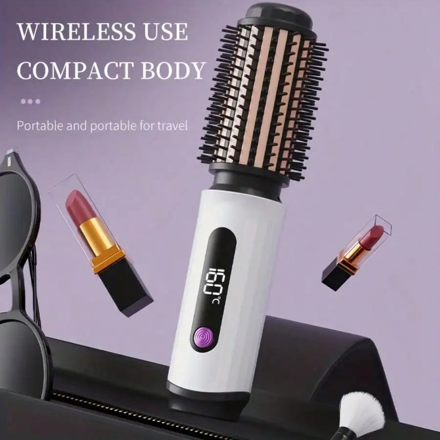 Portable Cordless Hair Styler And Curling Iron