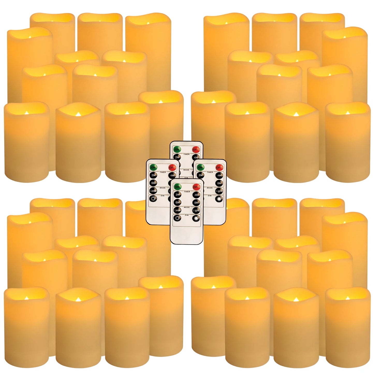 Flameless LED Candles Indoor Waterproof 24-144 Sets For Events