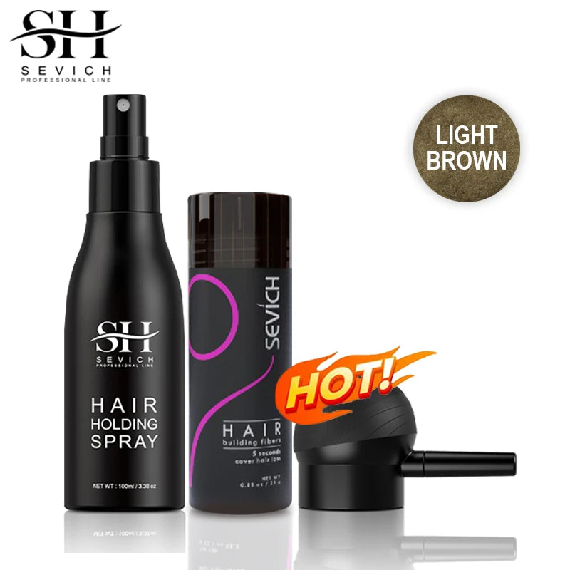 Sevich Hair Fiber Set Keratin Thickening For Hair Loss
