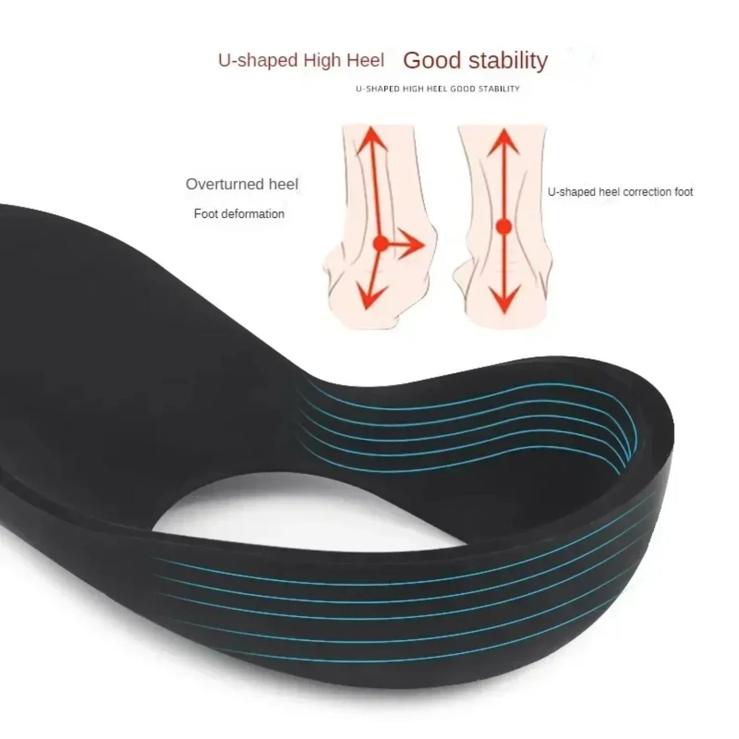 Orthopedic Plantar Fasciitis Insoles O Leg Correction Unisex