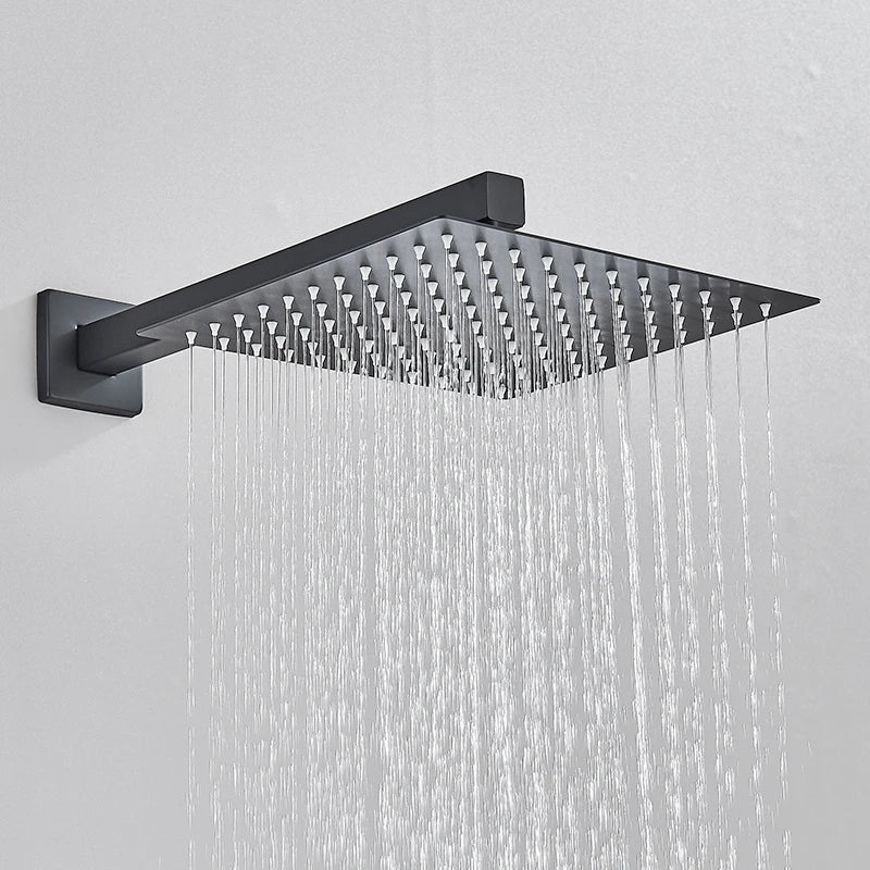 Quyanre Concealed In Wall Digital Shower System With Tub Spout