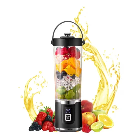Portable USB Juicer 12 Blades Personal Blender Rechargeable