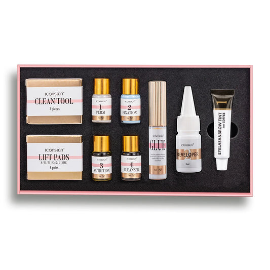 IcOnSign Lash Lift And Tint Kit With Brow Lamination