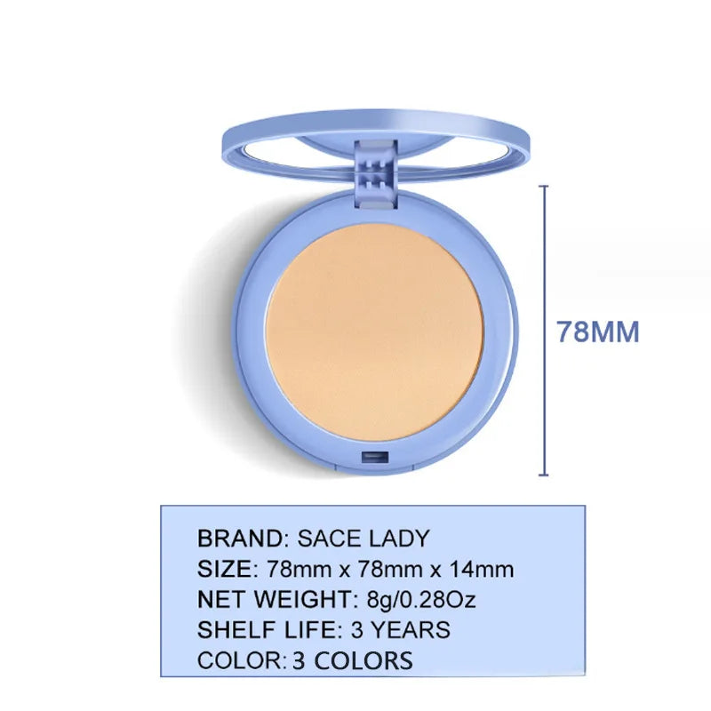 Matte Waterproof Oil Control Pressed Powder Foundation