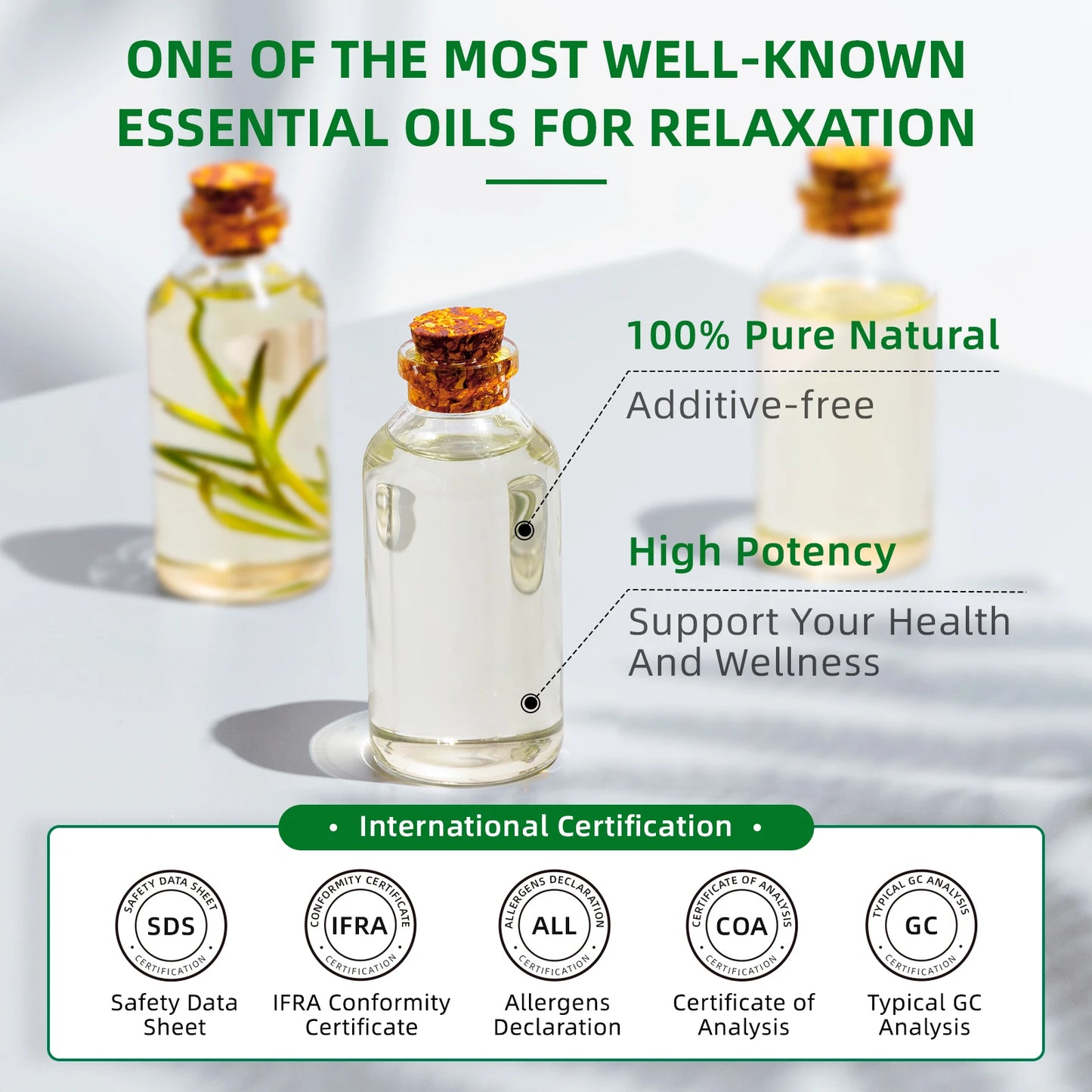 HIQILI Chamomile Essential Oil Pure Floral For Diffuser