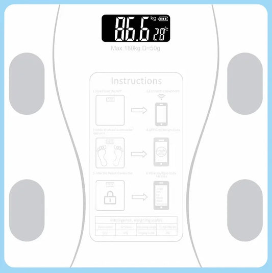 AEHOME Smart Scale With Bluetooth App And Body Composition