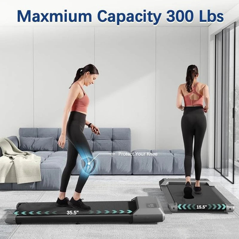 Superun 2 In 1 Home Treadmill Walking Running Fitness Machine