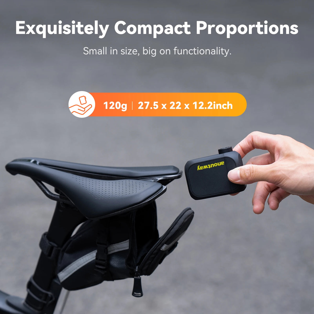 Anoutway AT1 Pro Mini Electric Tire Inflator Digital Display