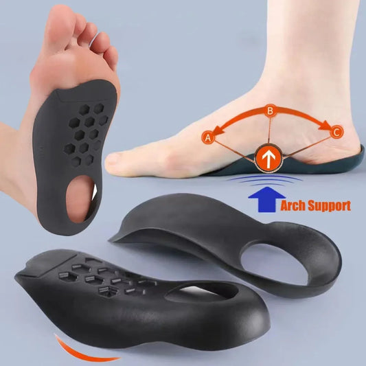 Orthopedic Plantar Fasciitis Insoles O Leg Correction Unisex