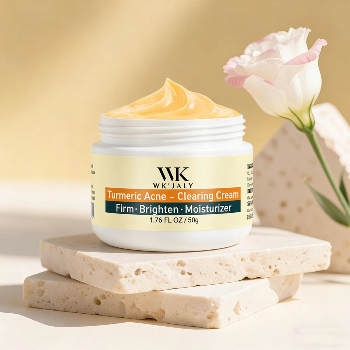 WK JALY Turmeric Brightening Face Cream For Anti Acne Care