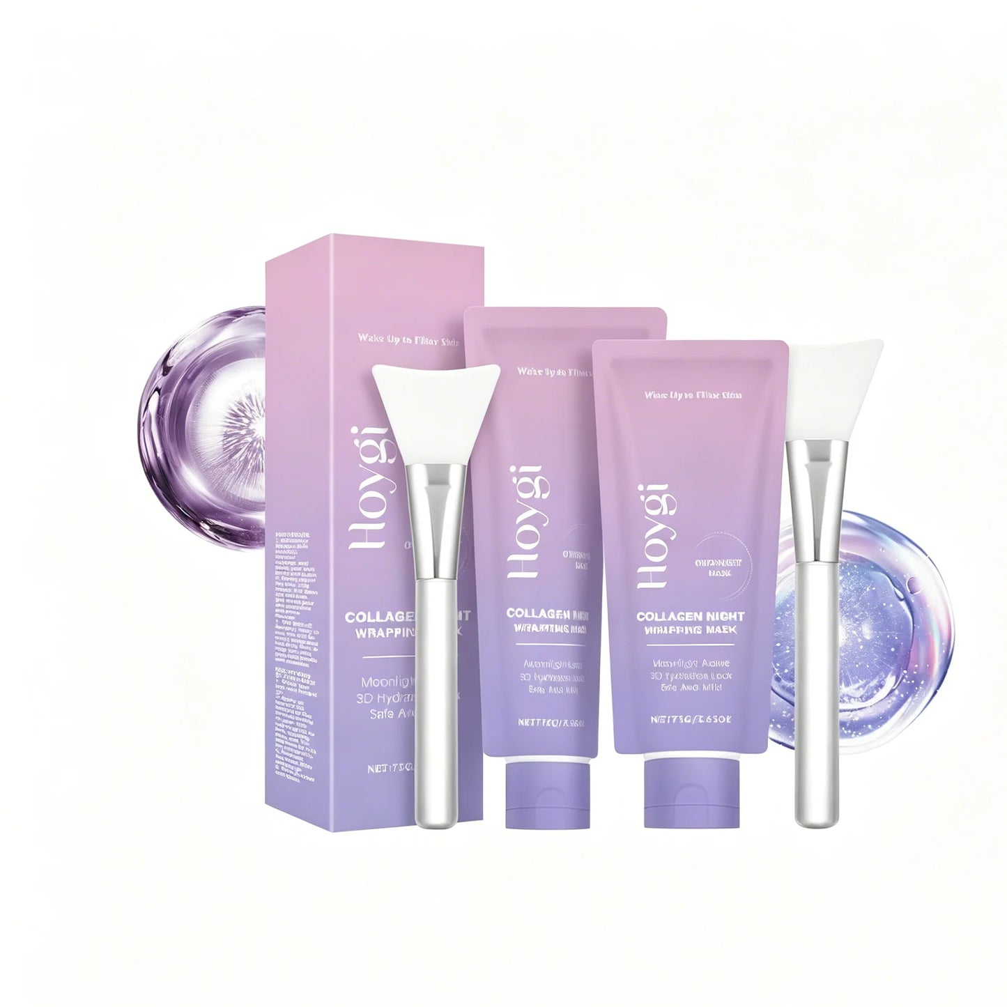 Hoygi Korean Collagen Peel Off Facial Mask Glow Glass Skin Pore Cleansing