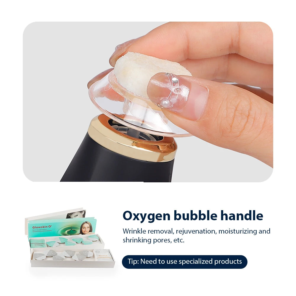 Iebilif Portable Co2 Oxygen Bubble Facial Hand Spa Device