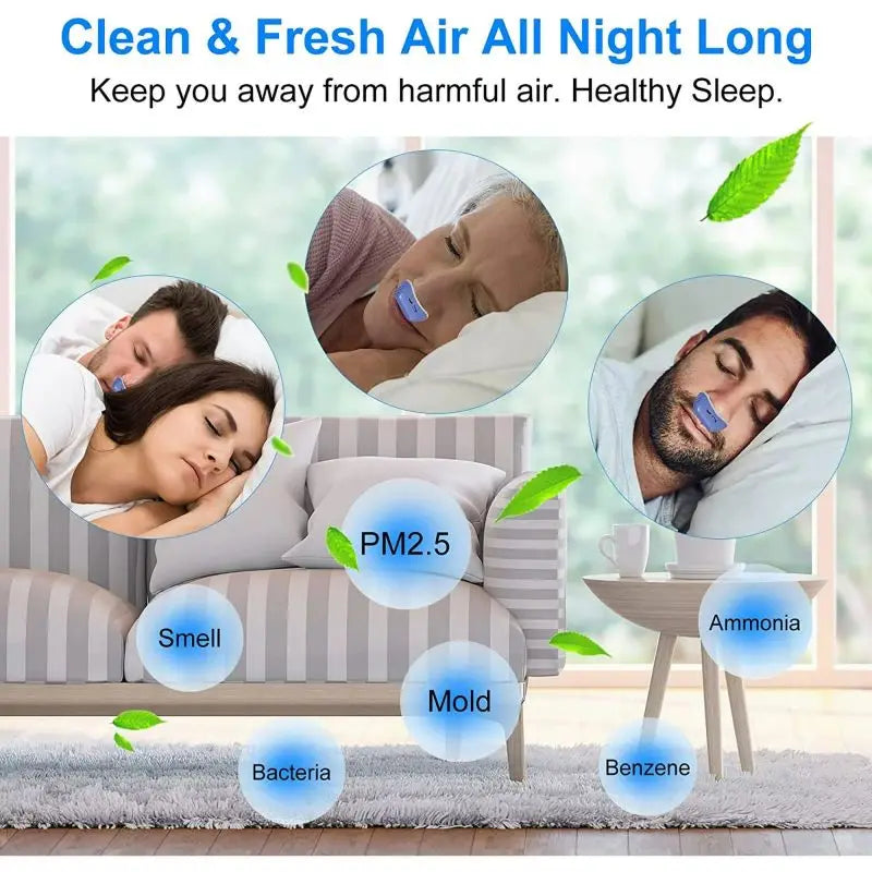 Anti Snoring Device Upgraded Adjustable Electric Snore Stopper