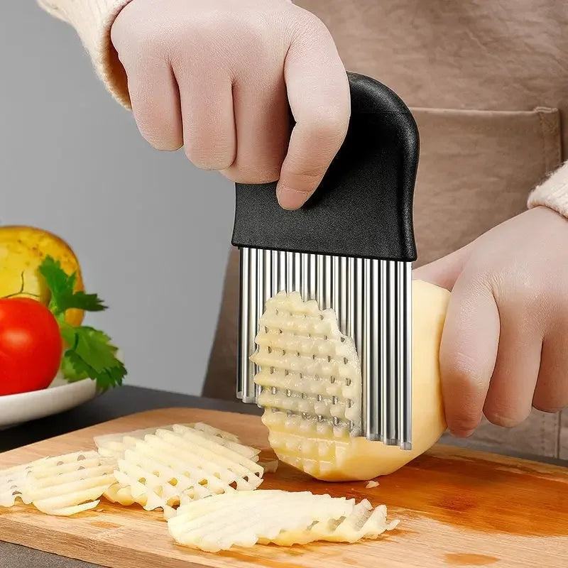 Stainless Steel Crinkle Cutter for French Fries and Chips