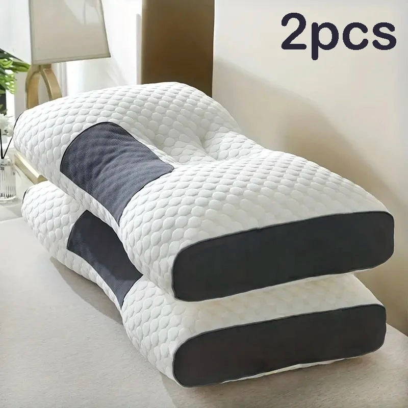 Ufist Massage Neck Pillow Two Pack Adjustable Ergonomic Contour Support