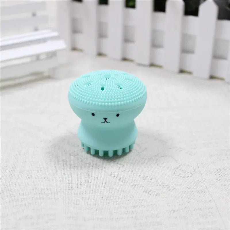 Silicone Facial Cleansing Brush for Deep Pore Cleaning and Exfoliation