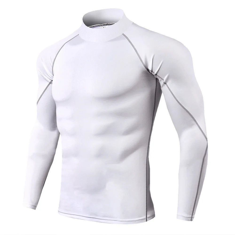 Mens Quick Dry Long Sleeve Sport T Shirt For Gym Running