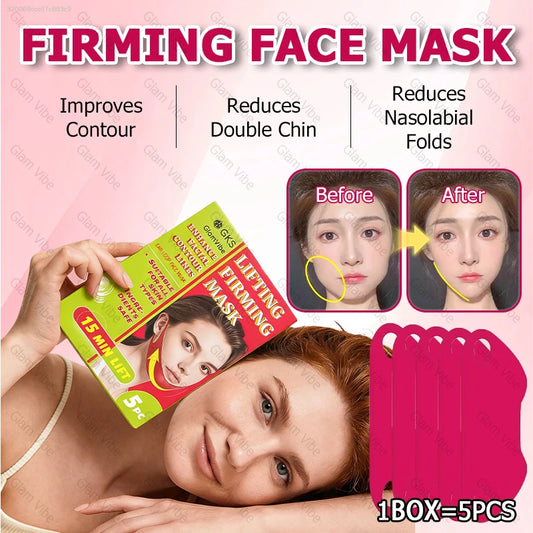 V Shaped Firming Mask For Contouring Lifting And Hydrating Skin