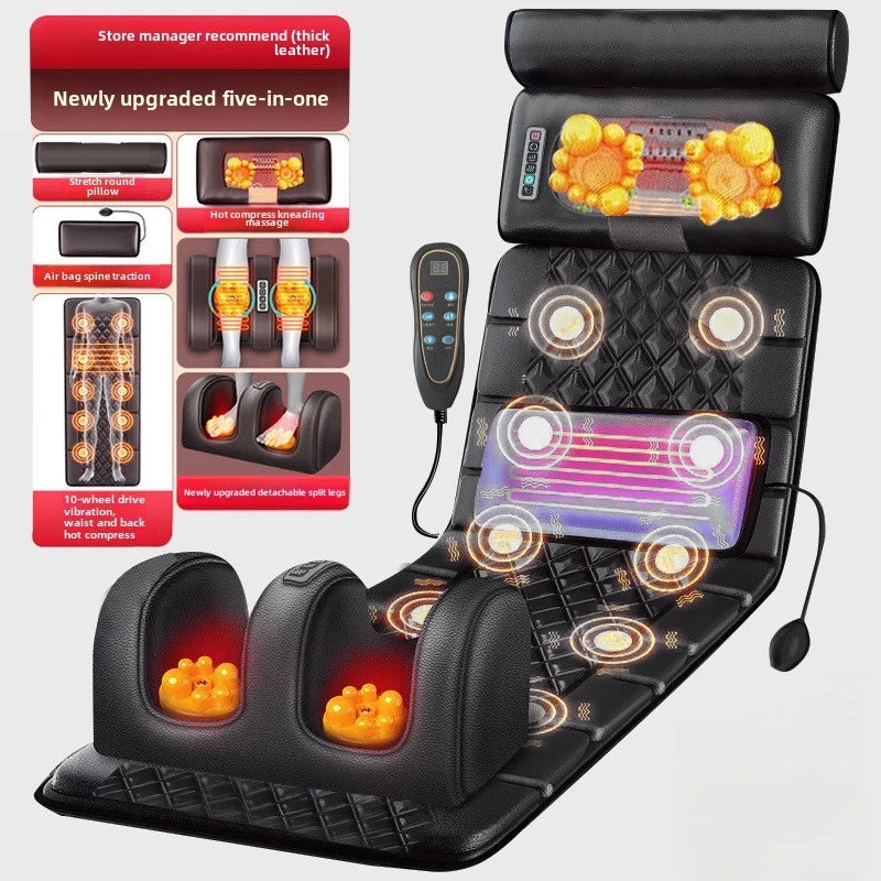 JAIYORL Electric Full Body Massage Mattress With Heating And Vibration