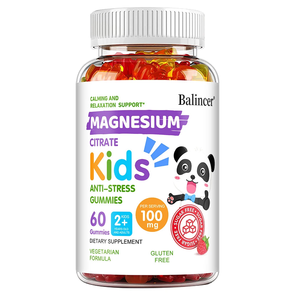 Balincer Magnesium Citrate Gummies for Kids Sleep Health Immune Support