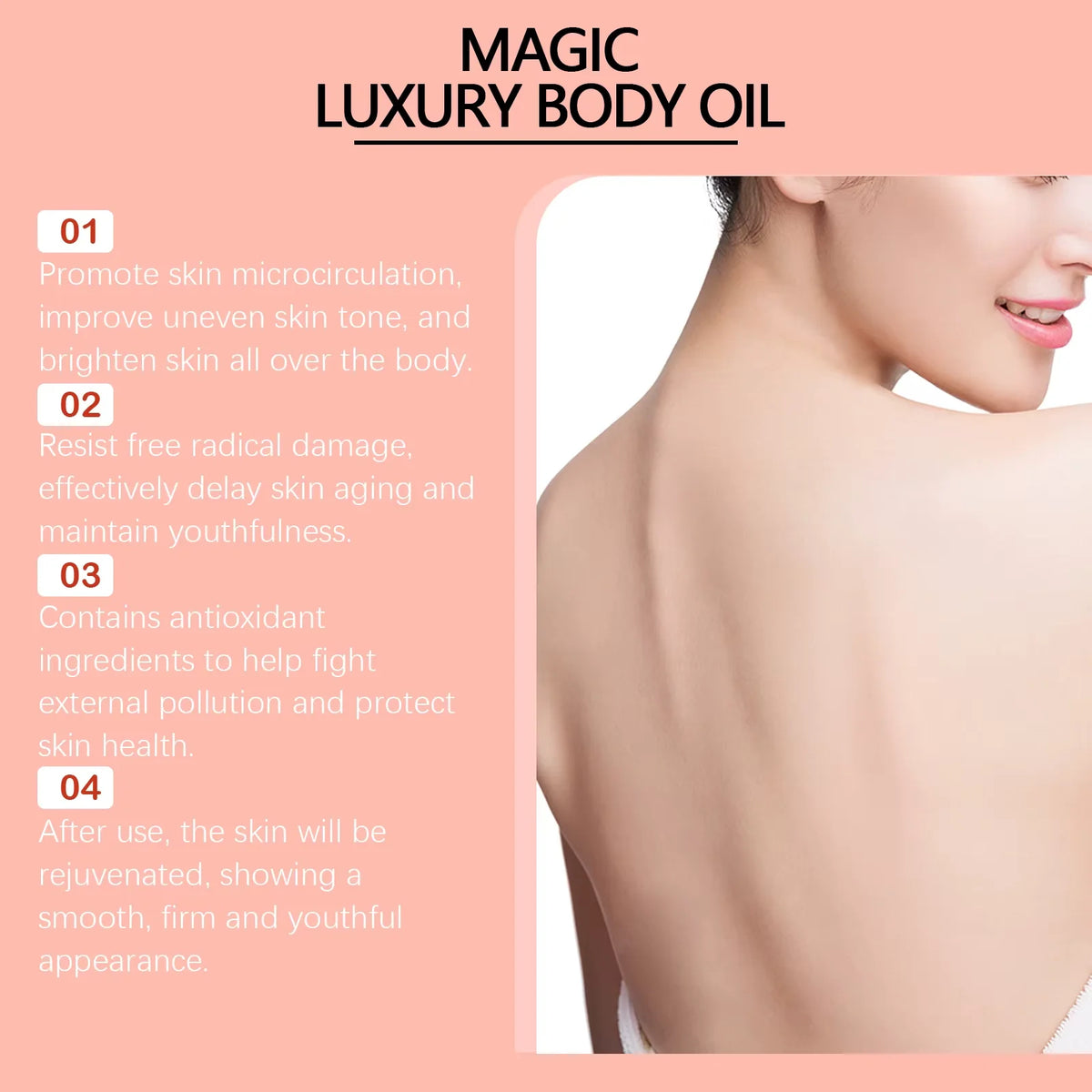 West Month Firming Body Oil For Dry Skin Repair And Hydration